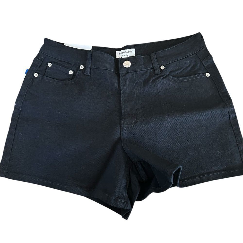 Juicy Couture Back Denim Jean shorts, Size 10, 4” inseam, NWT